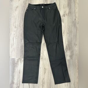 ASOS Design straight Leg Leather Pants